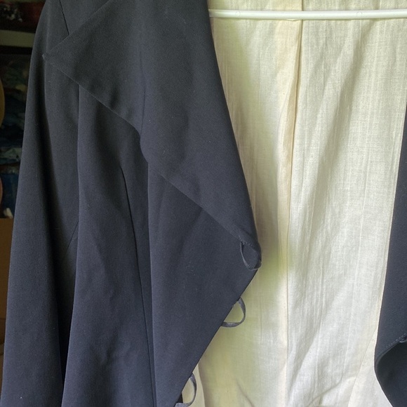 Trelise Cooper Designer Black Button Wool Blazer Size 6 - Picture 15 of 15